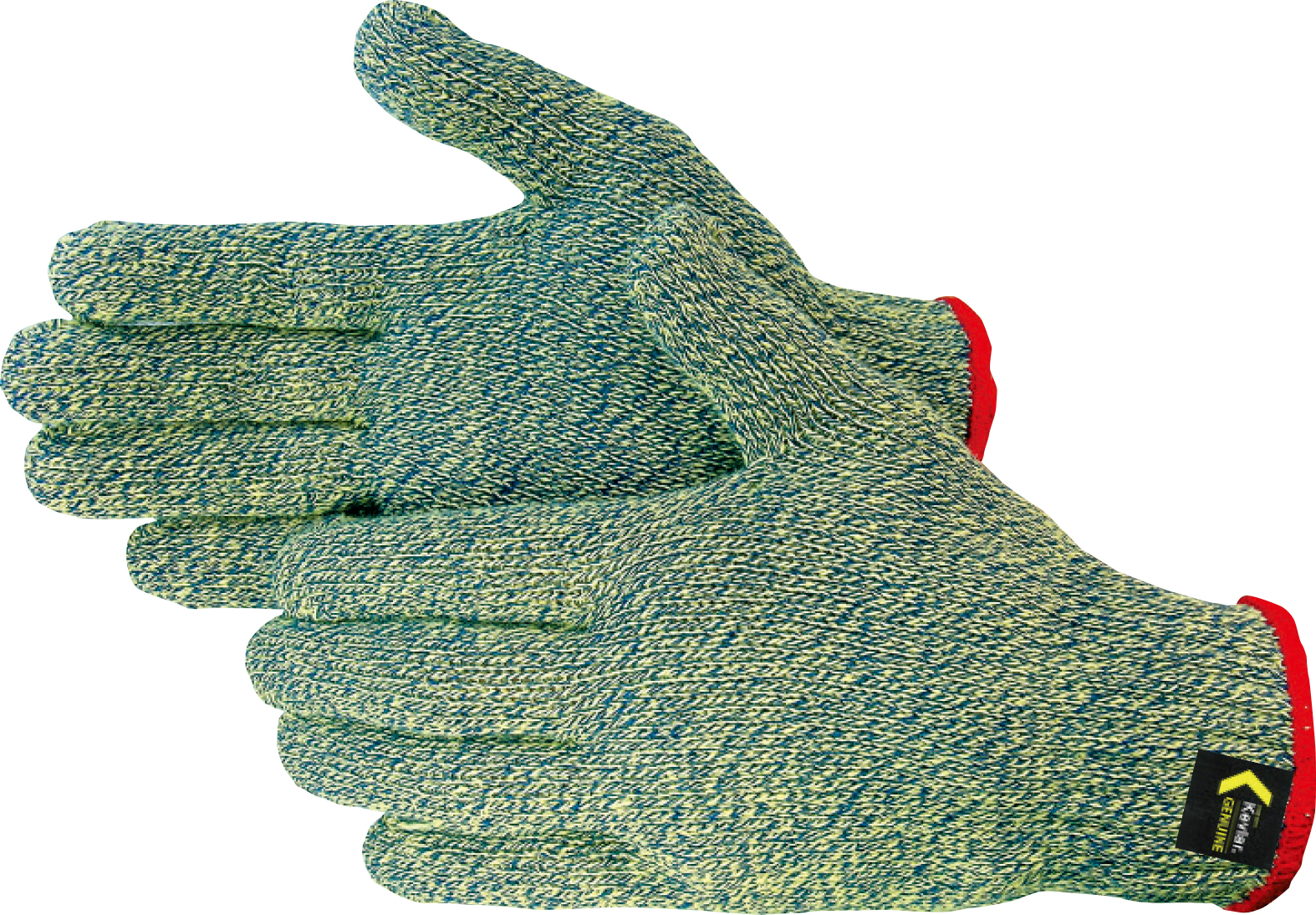 HG-11 アトム ケブラー 7G ゴム張り指先強化 耐切創手袋（アラミド繊維